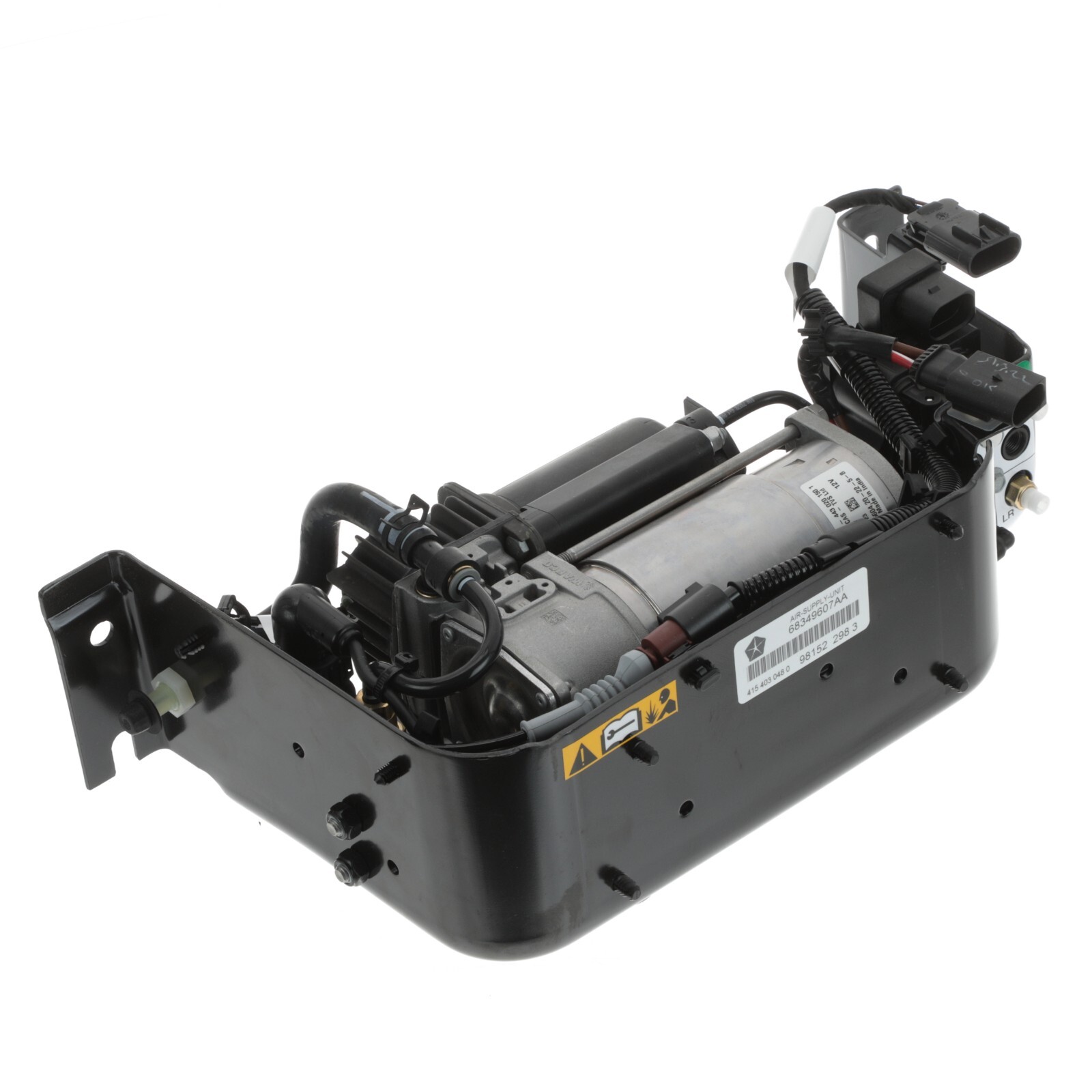14-22 RAM 2500 3500 AIR SUSPENSION COMPRESSOR ASSEMBLY GENUINE MOPAR 68349607AA 14-22 RAM 2500 3500 AIR SUSPENSION COMPRESSOR ASSEMBLY GENUINE MOPAR 68349607AA
