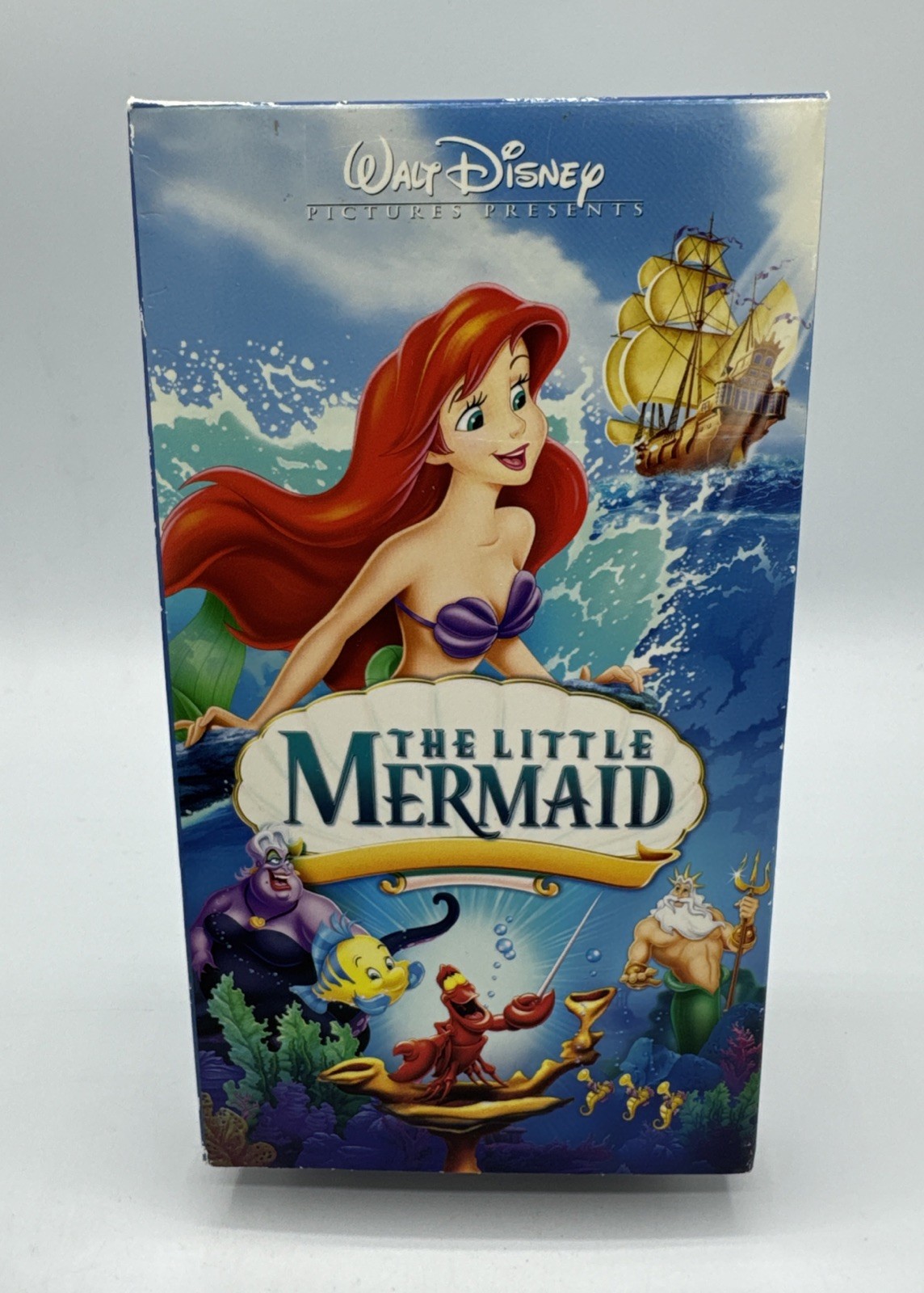 The Little Mermaid (VHS, 2007) Disney\'s Movie Club Slipcover RARE Late Release 