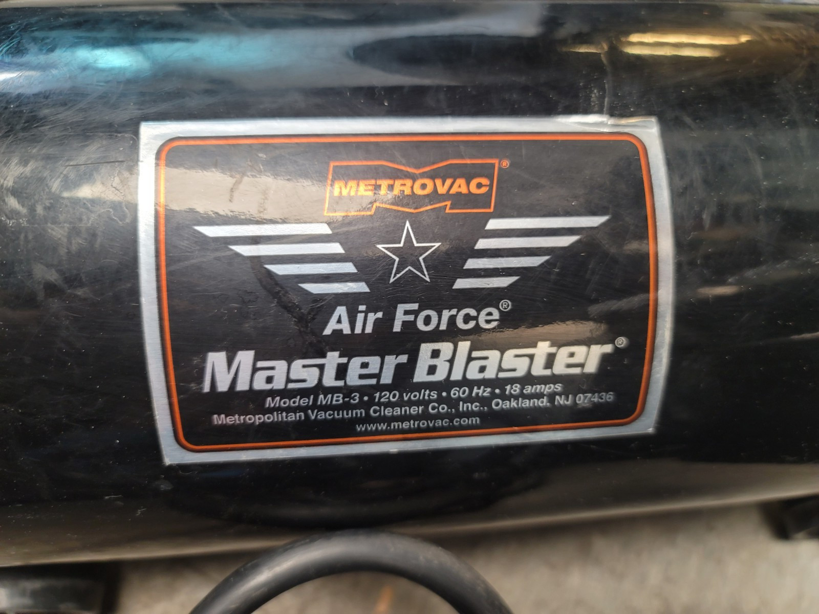 METROVAC AIR FORCE MASTER BLASTER