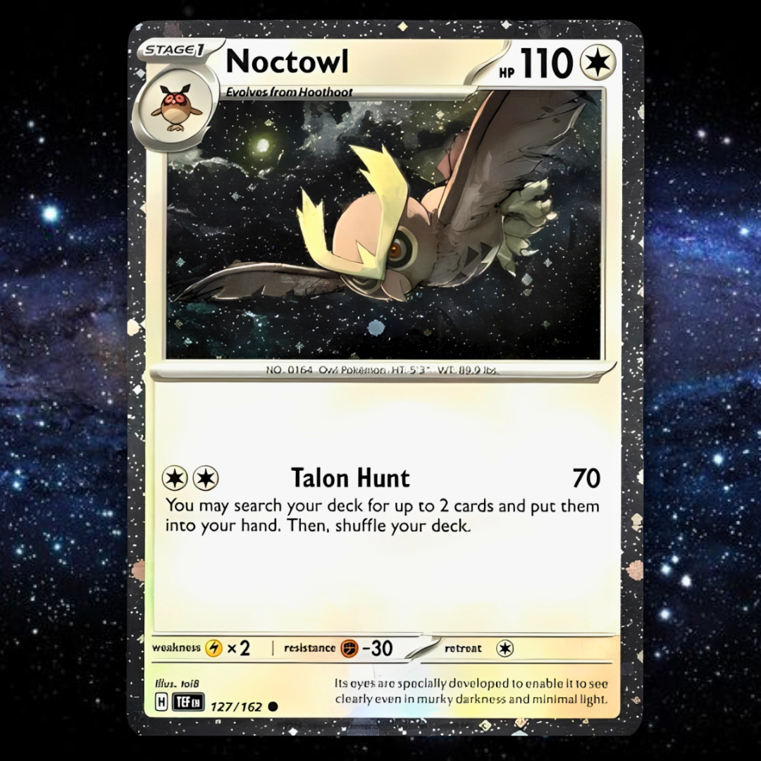 Noctowl 127/162 Cosmos Holo w/ SWIRL🌀Pokemon Card (HD Swirls, Fart, Holobleed) Noctowl 127/162 Cosmos Holo w/ SWIRL🌀Pokemon Card (HD Swirls, Fart, Holobleed)