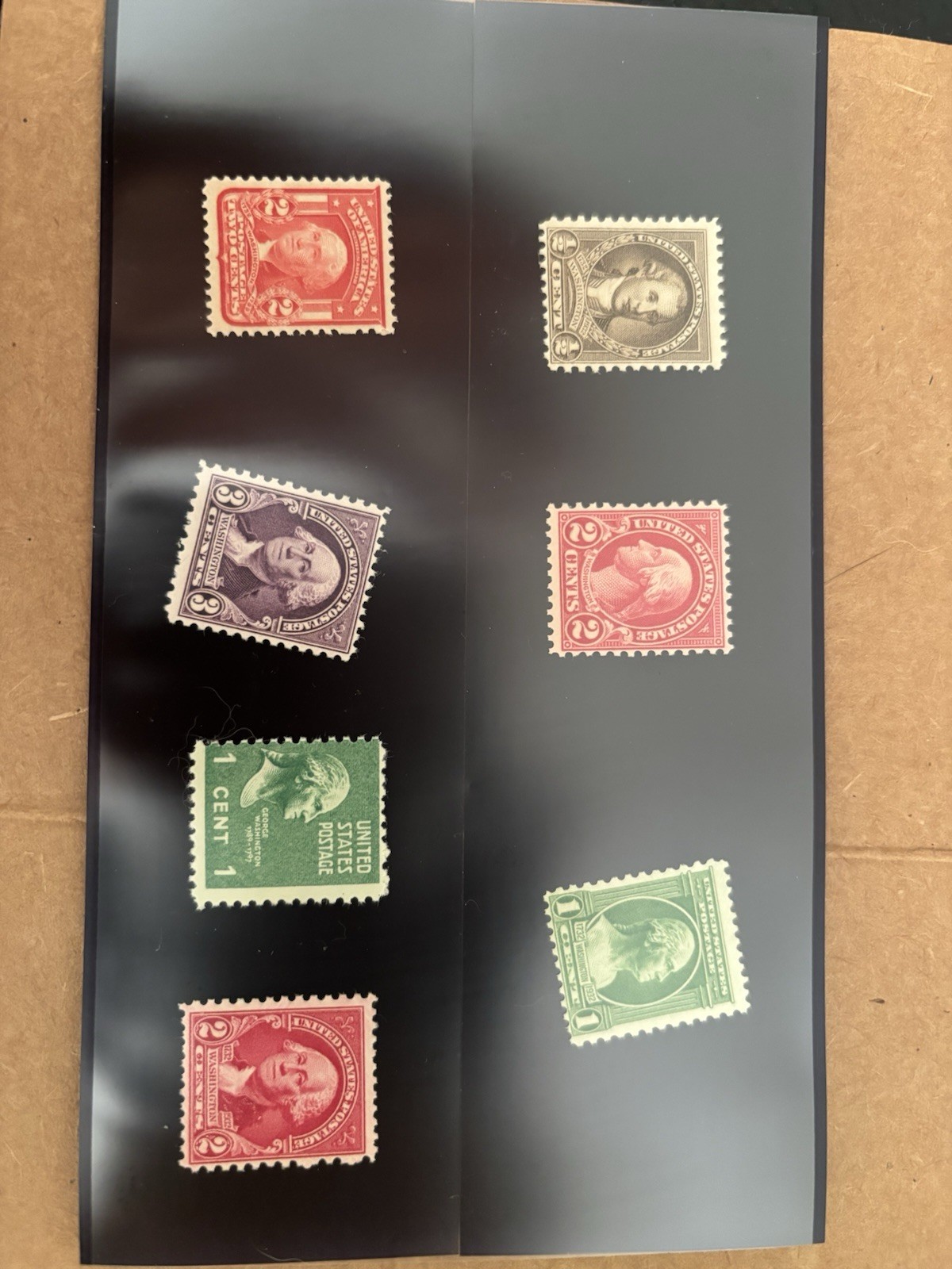 VERY RARE USA George Washington Stamps MNHOG Lot