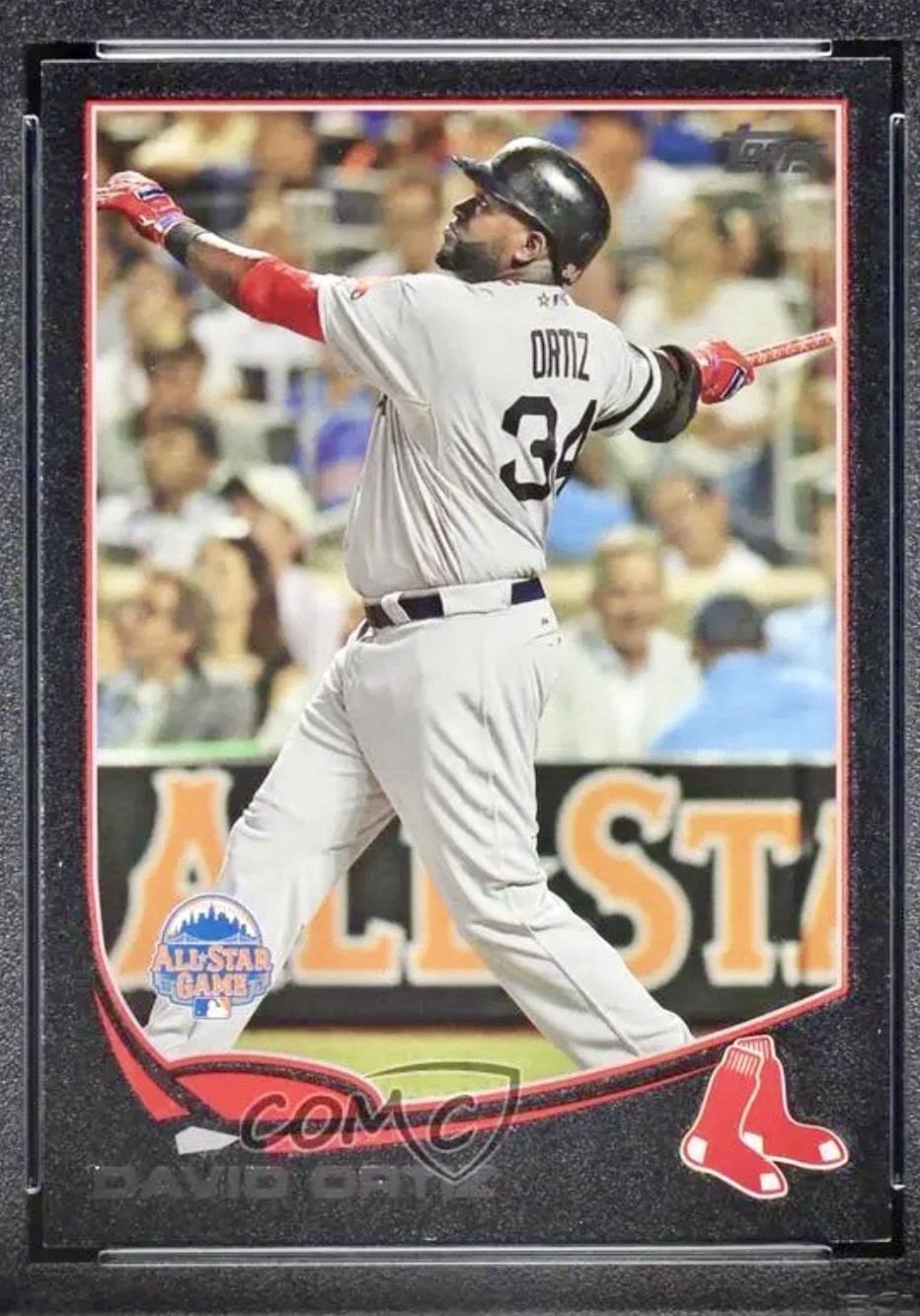2013 TOPPS UPDATE BLACK FOIL PARALLEL #US285 DAVID ORTIZ RED SOX SP /62 2013 TOPPS UPDATE BLACK FOIL PARALLEL #US285 DAVID ORTIZ RED SOX SP /62