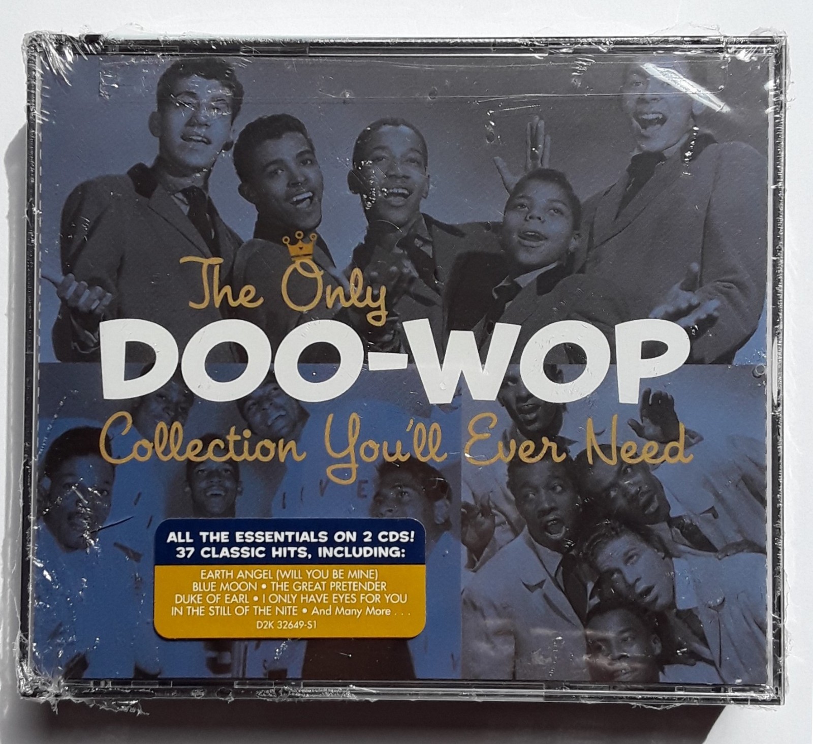 NEW SEALED Various The Only Doo-Wop Collection You'll Ever Need 2-CD Set 37 Hits