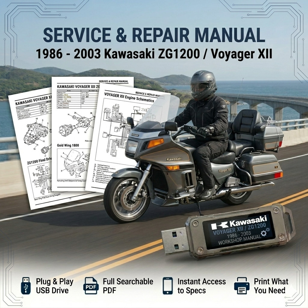 KAWASAKI VOYAGER 12 1998 1999 2000 2001 2002 2003 SERVICE REPAIR SHOP MANUAL USB KAWASAKI VOYAGER 12 1998 1999 2000 2001 2002 2003 SERVICE REPAIR SHOP MANUAL USB