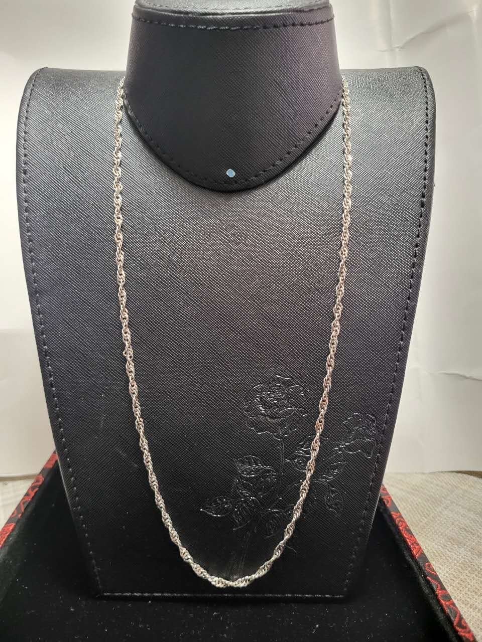 Vintage MILOR 925 Sterling Silver Rope Chain Necklace 30\