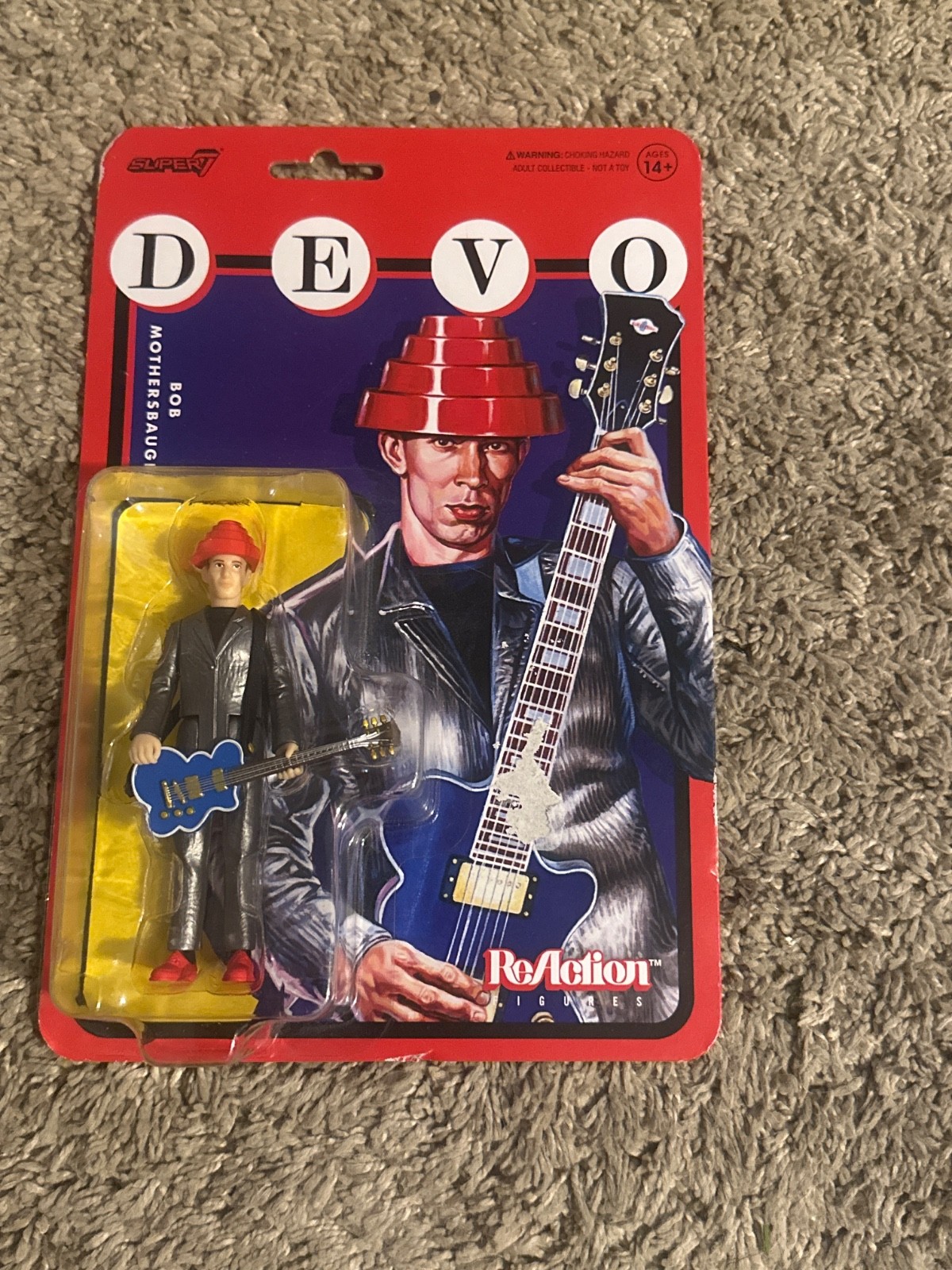 2024 DEVO 🔥 BOB MOTHERSBAUGH (Girl U Want) AF 🔥 Super7 ReAction ~MOC~ Punched