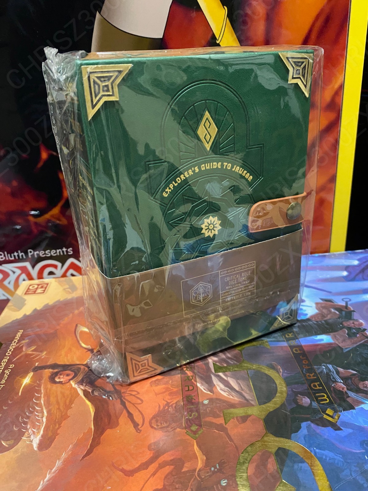 Critical Role Tome Book Rolling Tray Dice Box Faux Leather Mighty Nein - NO D20