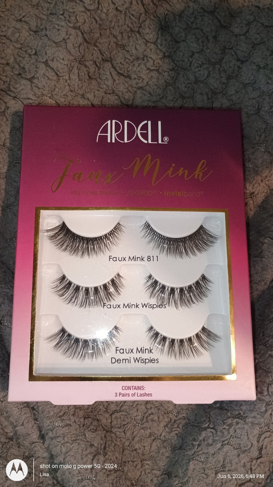Ardell Faux Mink 3 Pairs Lashes - Demi Wispies, Wispies, #811 - New In Box HTF Ardell Faux Mink 3 Pairs Lashes - Demi Wispies, Wispies, #811 - New In Box HTF
