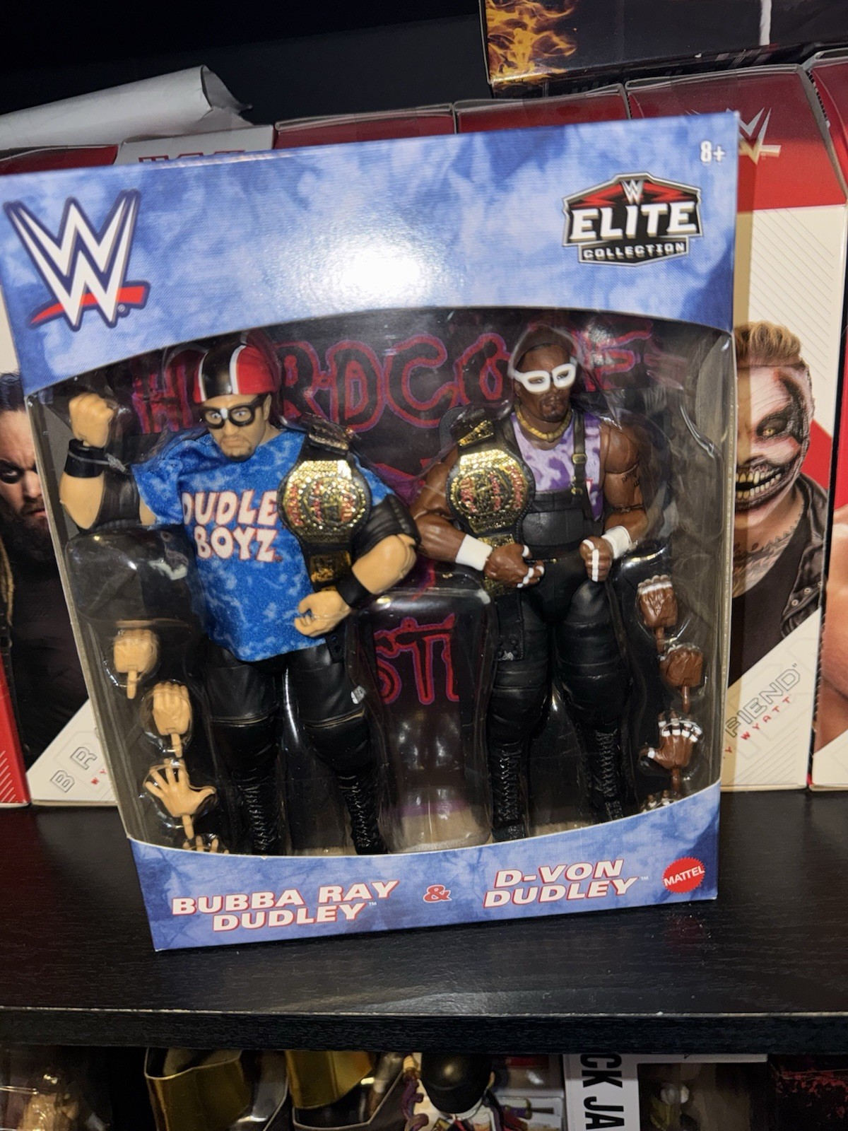 WWE Dudley Boys Elite Bubba Ray Dudley & D-Von Dudley Brand New Mattel Creations