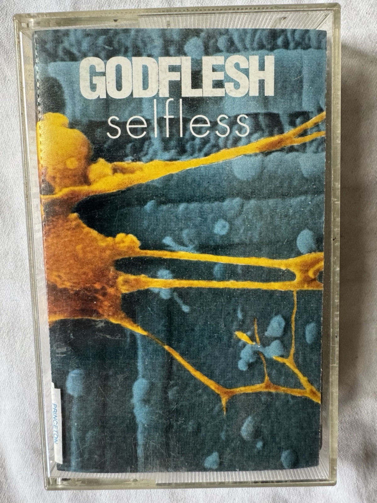 GODFLESH Selfless Cassette Tape Original 1994 EARACHE Industrial Metal Columbia