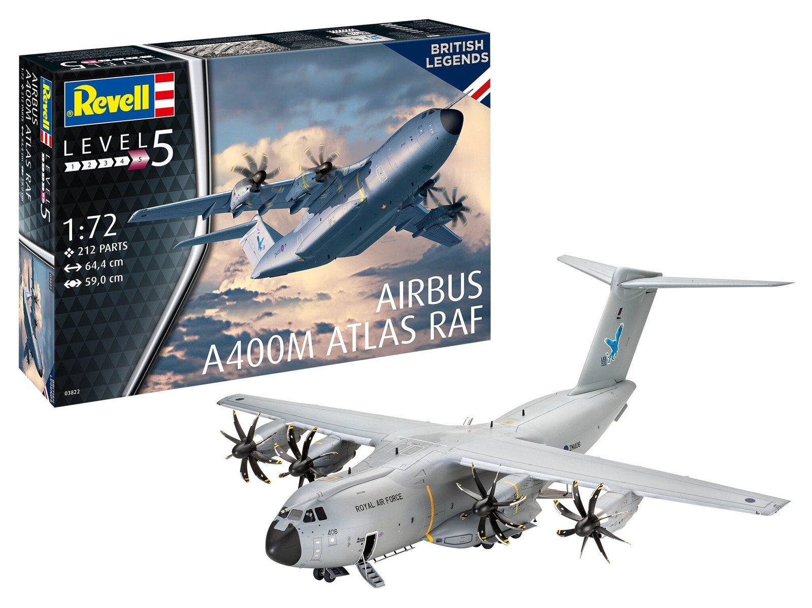Revell - Airbus A400M Atlas RAF 1/72 03822