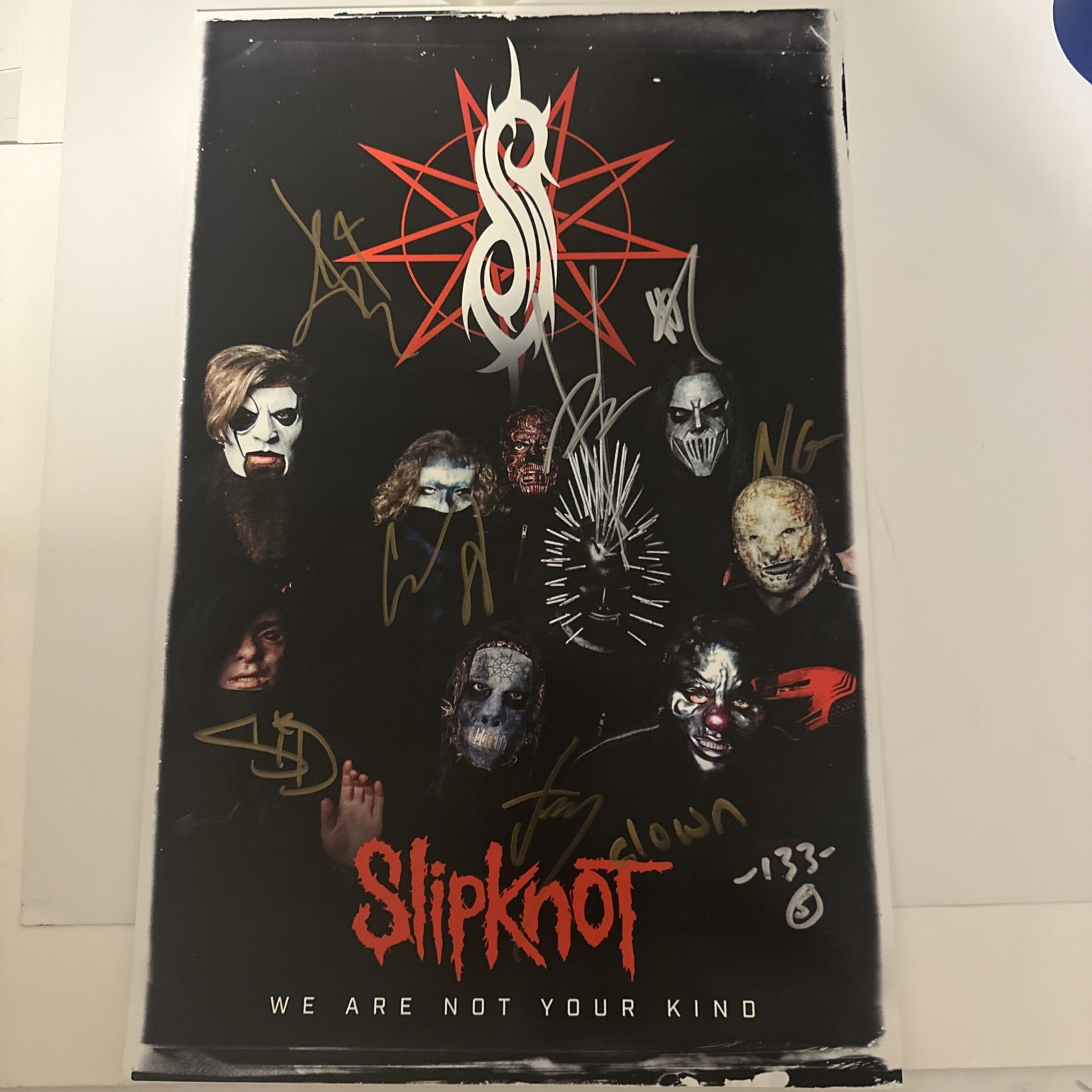 Slipknot Signed Vip Poster