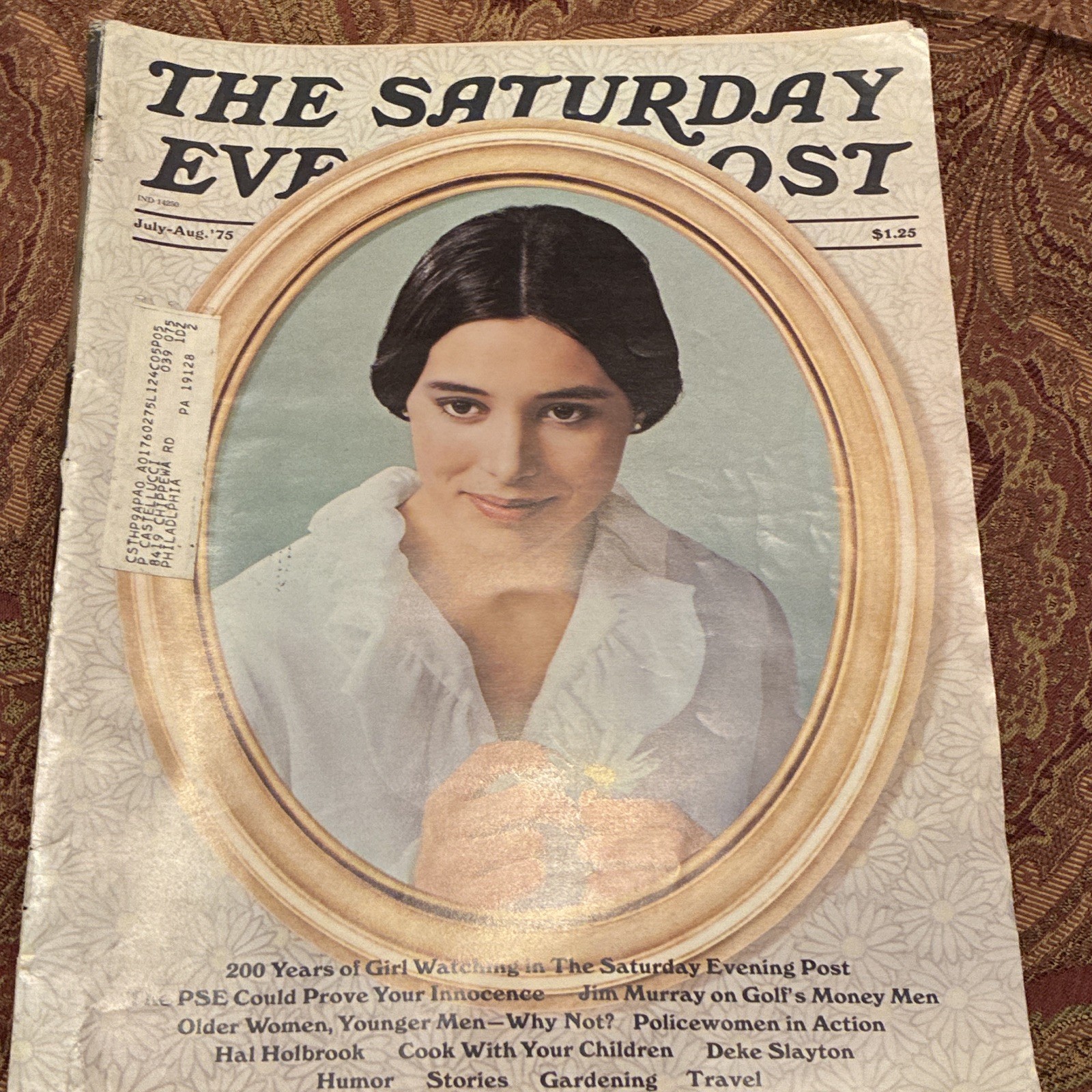 The Saturday Evening Post July/Aug. 1975 200 Years Of Girl Watching
