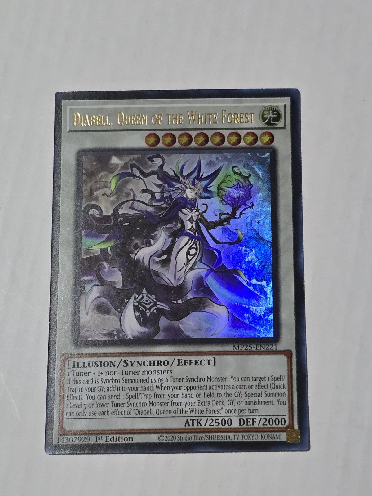 Yugioh Diabell, Queen of the White Forest MP25-EN221 Ultra Rare NM 1st Ed