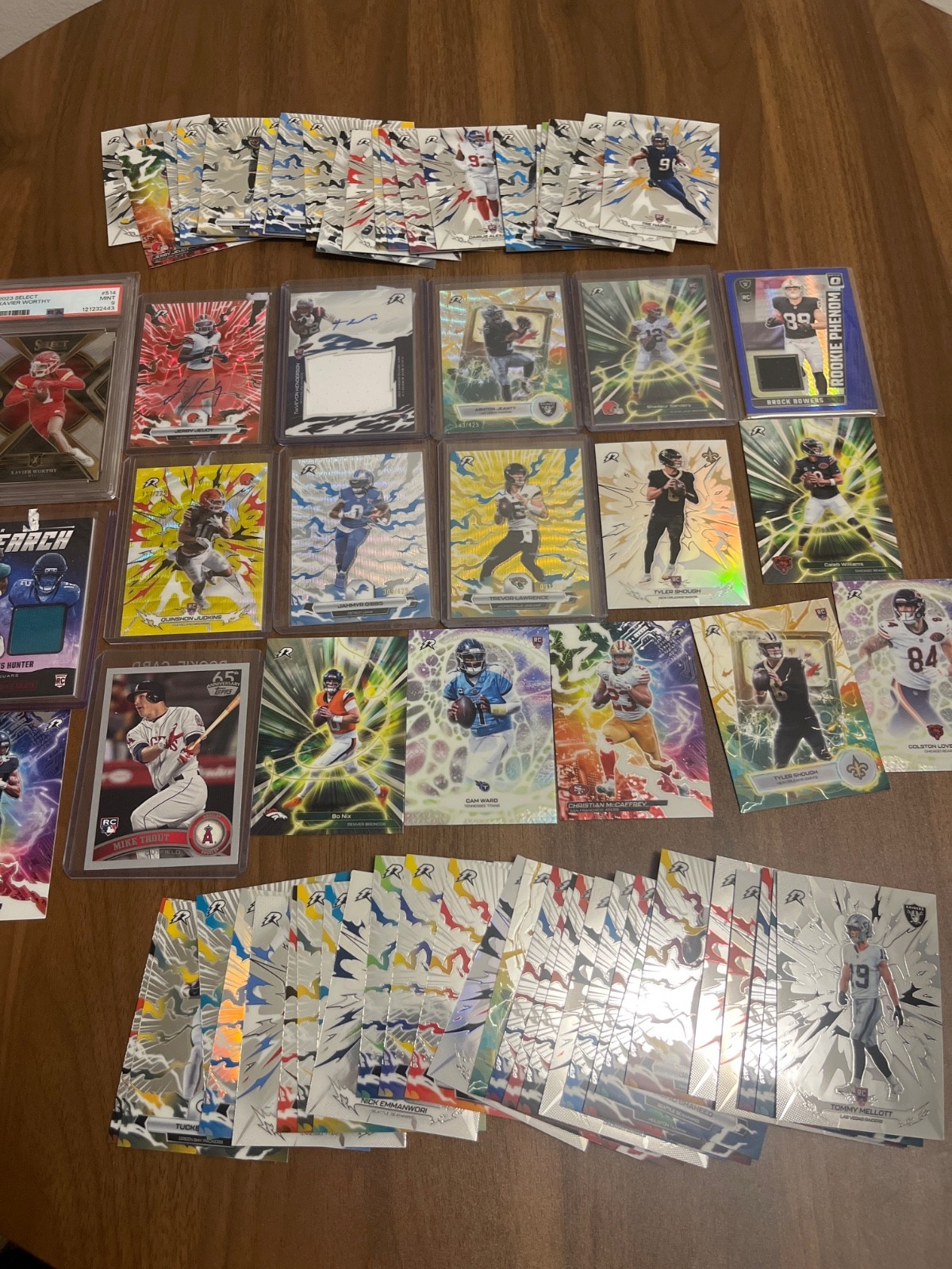 Huge 75 card lot includes case hits SSP’s numbered and a bonus rookie numbered Huge 75 card lot includes case hits SSP’s numbered and a bonus rookie numbered