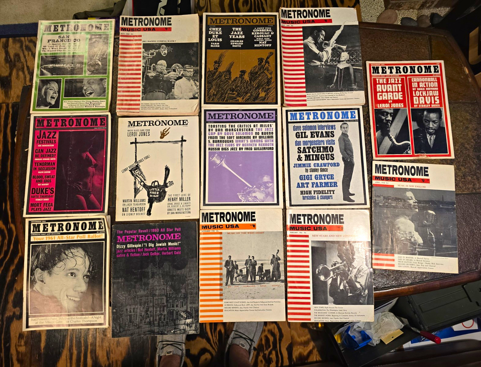 Metronome Magazine lot of 14 Jazz Music USA issues Metronome Magazine lot of 14 Jazz Music USA issues