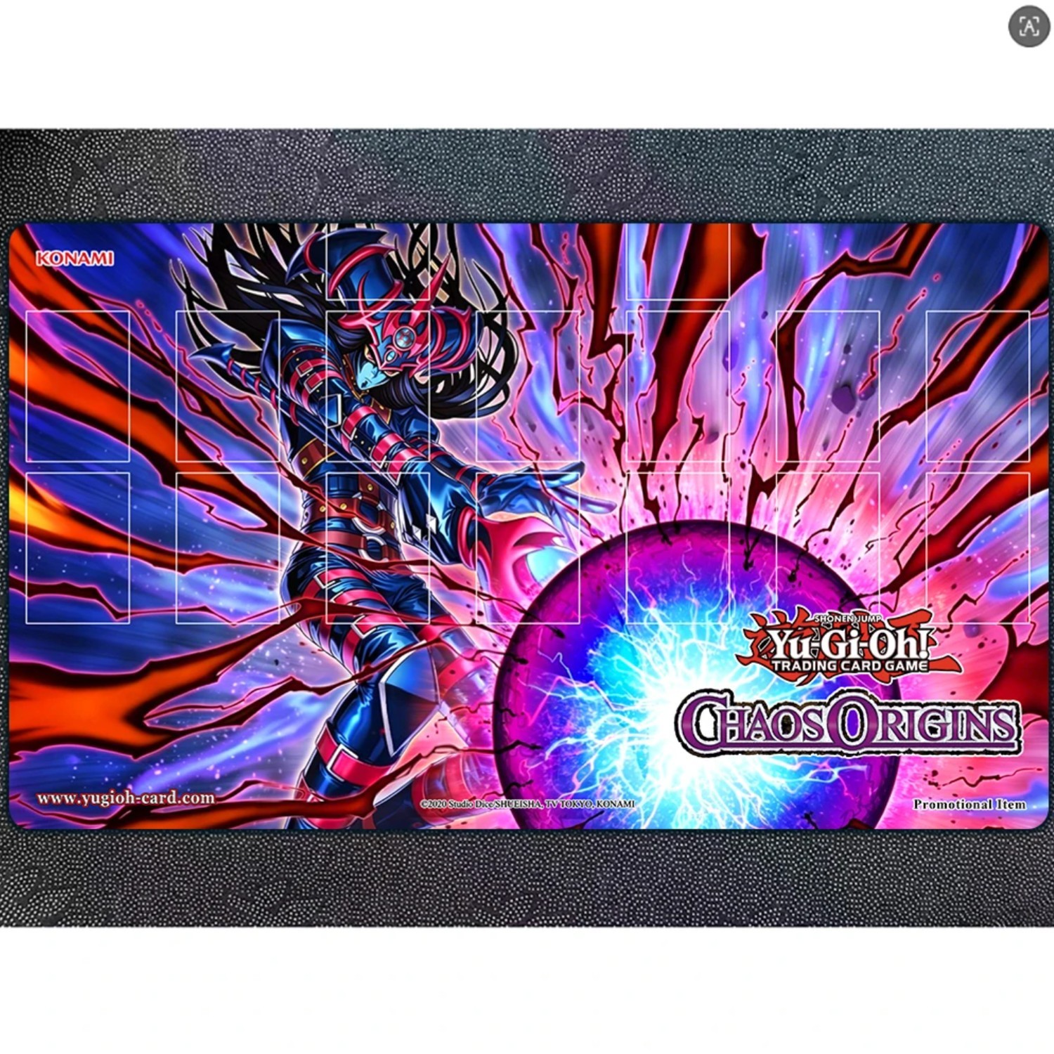 Yu-Gi-Oh Playmat Black Chaos Dark Magician - 600x350x1.5mm Yu-Gi-Oh Playmat Black Chaos Dark Magician - 600x350x1.5mm