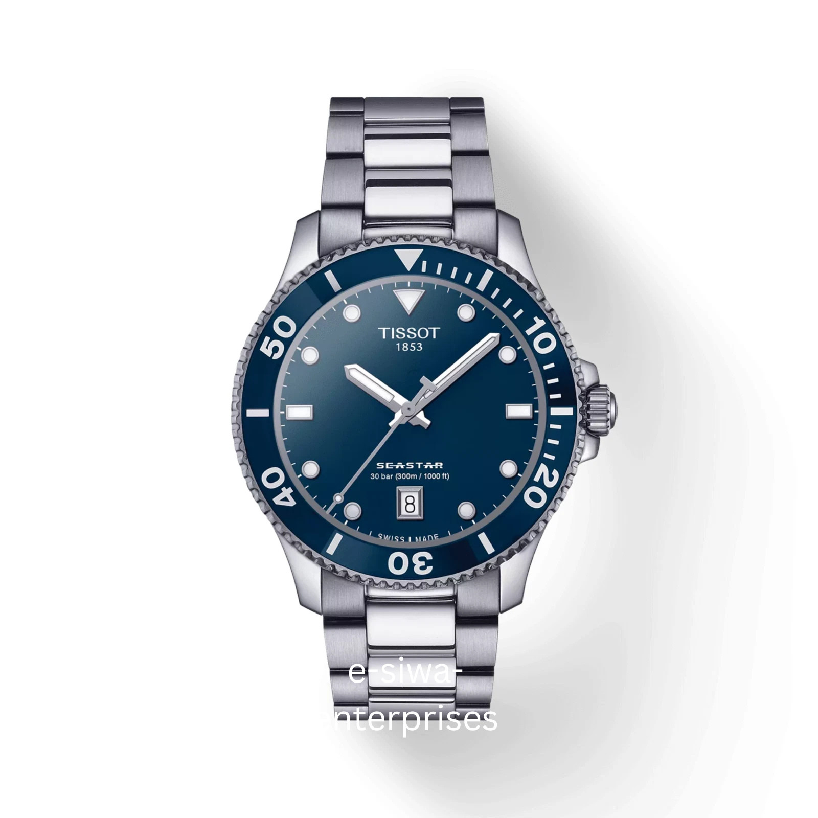 New Tissot Seastar Blue Dial 40mm Mens Quartz Watch T120.410.11.041.00 New Tissot Seastar Blue Dial 40mm Mens Quartz Watch T120.410.11.041.00