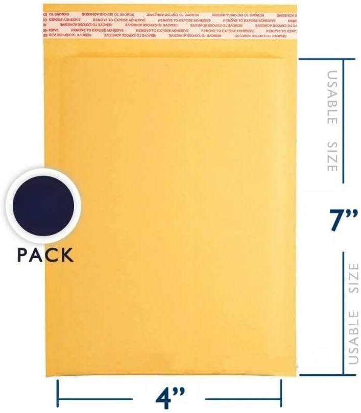 All Sizes 1-500 Kraft Bubble Mailers Padded Envelopes Shipping Mailing Bags