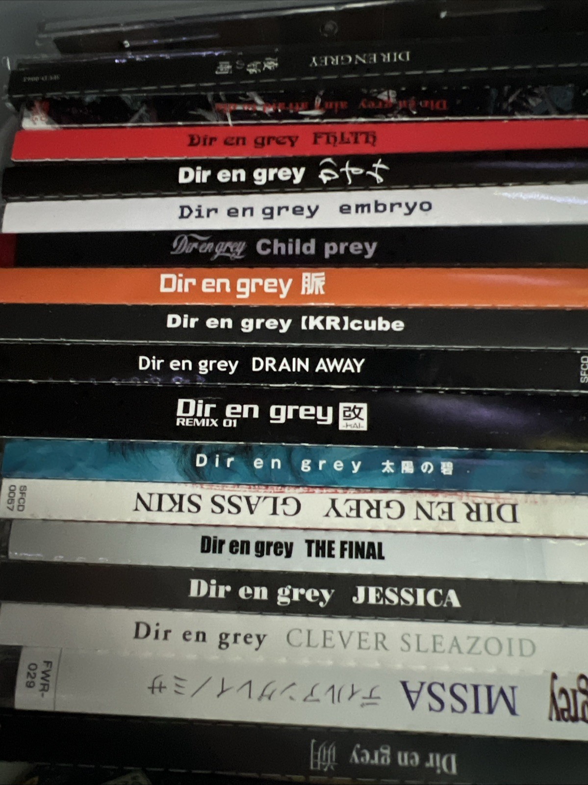 DIR EN GREY CD Lot 18 Singles With Obis Interest Check Visual Kei Japan DIR EN GREY CD Lot 18 Singles With Obis Interest Check Visual Kei Japan