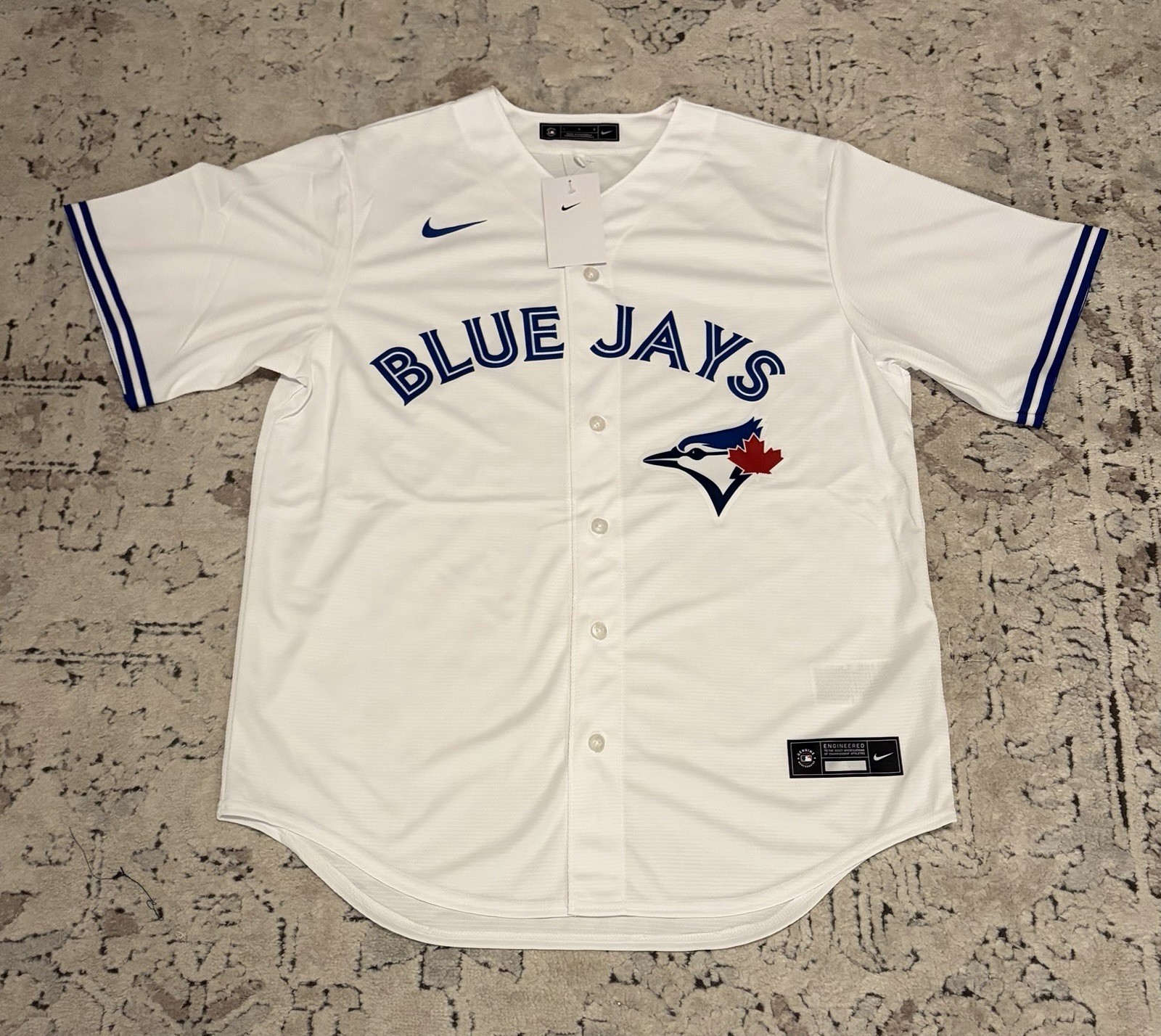 Toronto Blue Jays MLB Baseball White Jersey Men’s Size: S-3XL