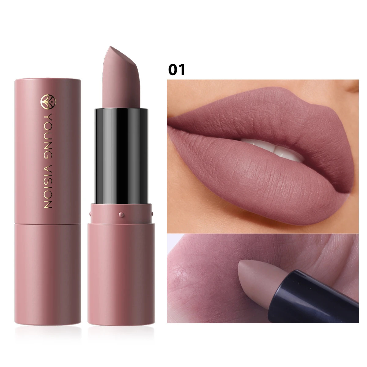 8 Color Velvet Matte Lipstick Ultra Smooth Water Resistant Fade Proof Lip Makeup