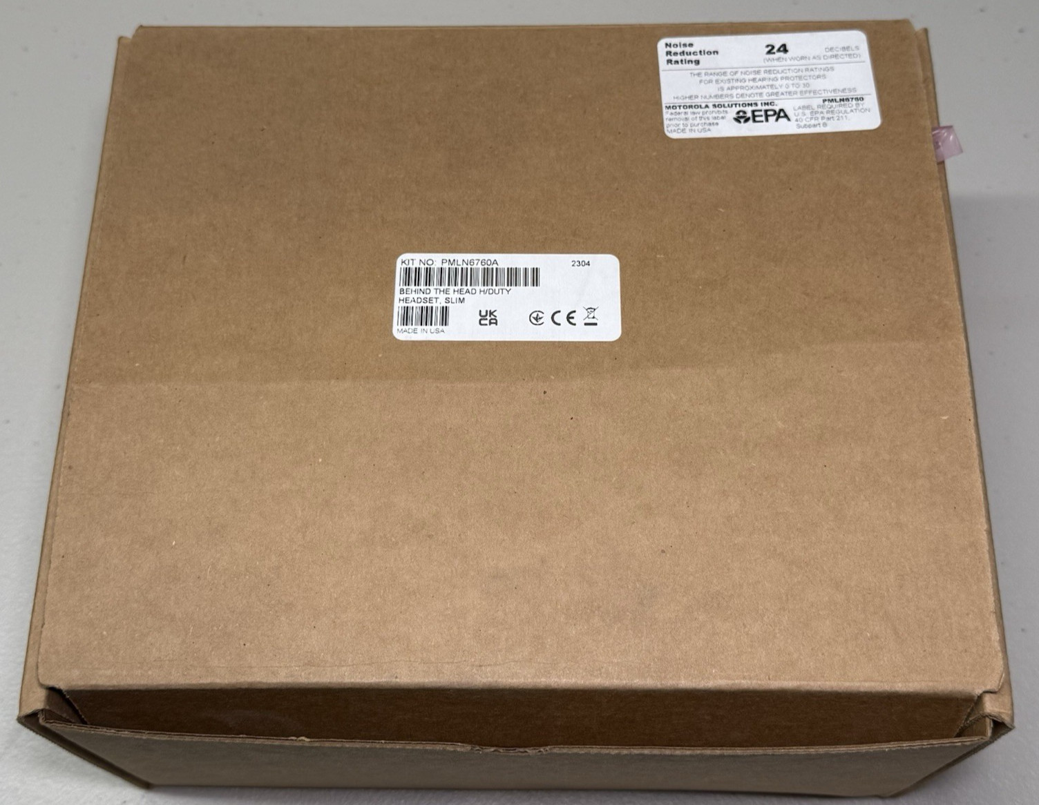 Motorola PMLN6760A Heavy-Duty,Behind-the-Head Headset Noise-Canceling Boom Mic