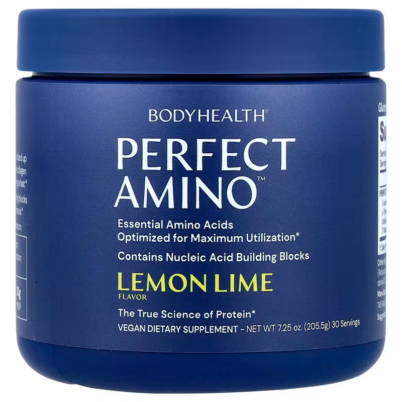 BodyHealth, Perfect Amino, LEMON LIME, 7.25 oz (205.5 g)  EXP: 01/2028