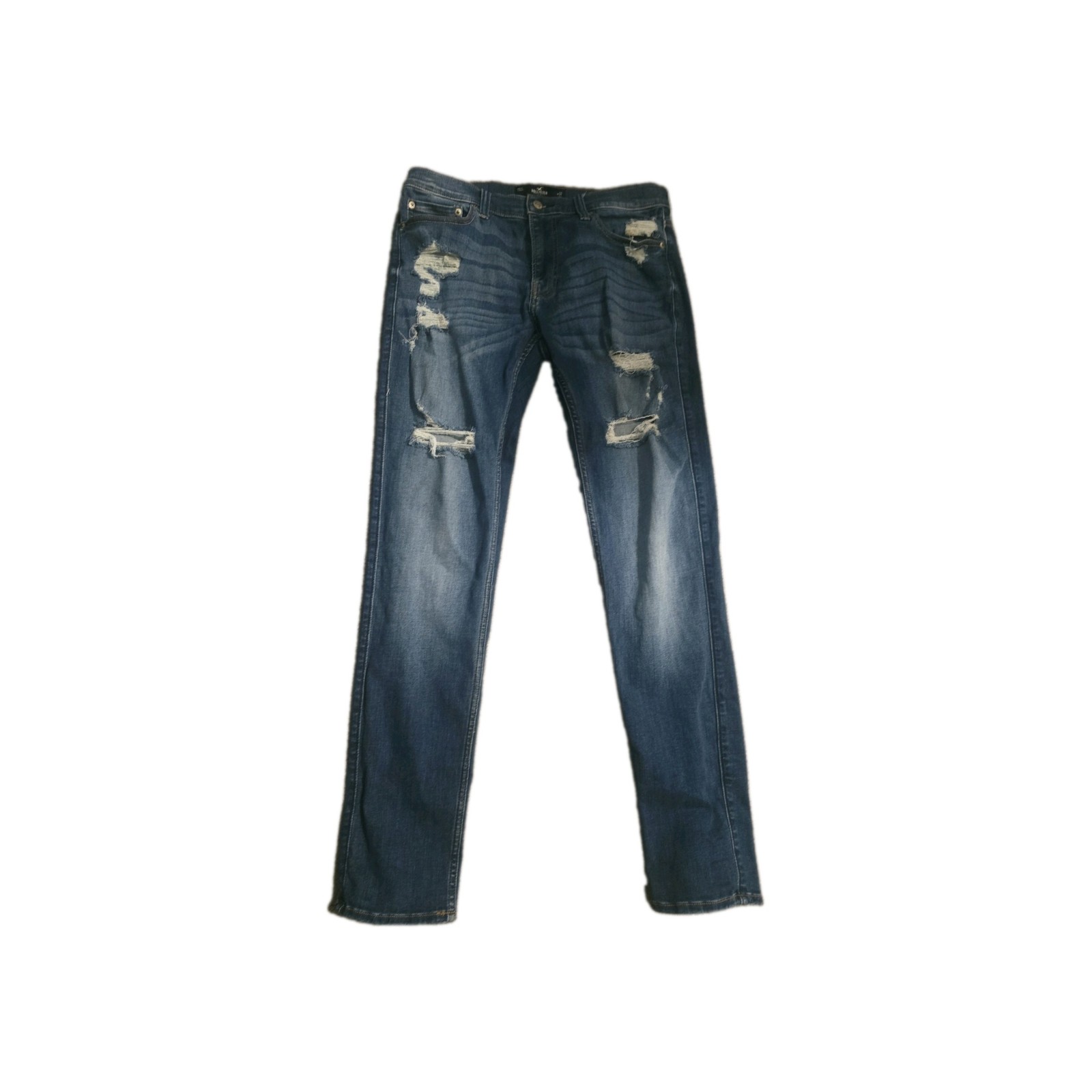 Hollister Co Denim Skinny Jeans Blue, Size 32x34