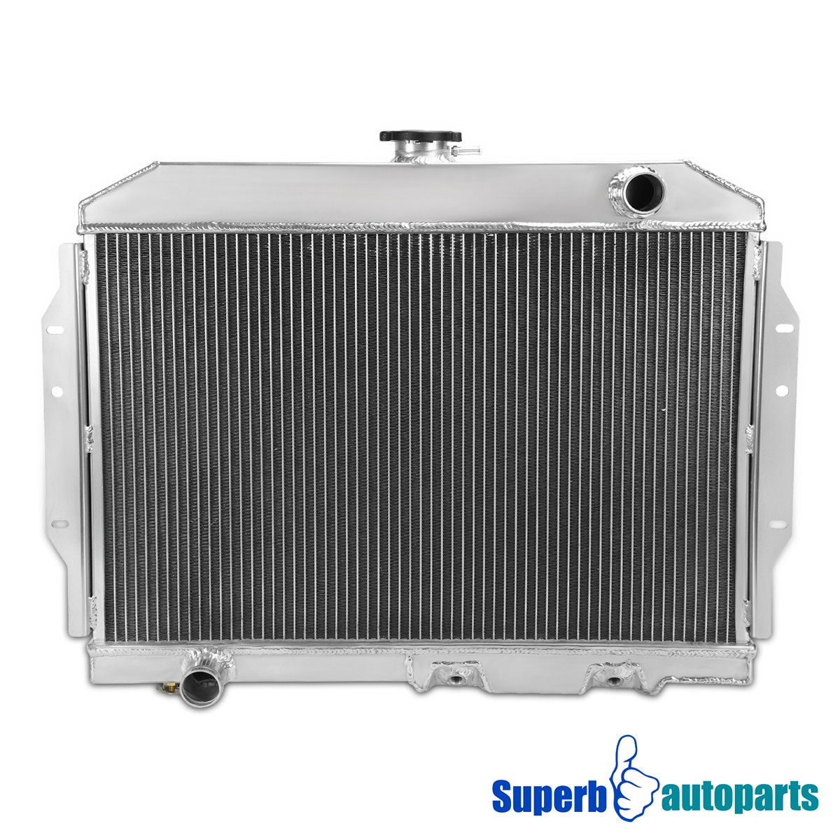 Fits 1971-74 AMC Matador 3-Row Tri Core Racing Aluminum Cooling Radiator