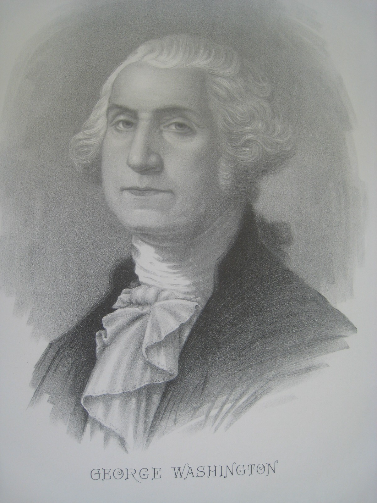 Antique Kurz & Allison \' GEORGE WASHINGTON \' ... 1890s large 28 x 22 IN. LITHO Antique Kurz & Allison \' GEORGE WASHINGTON \' ... 1890s large 28 x 22 IN. LITHO