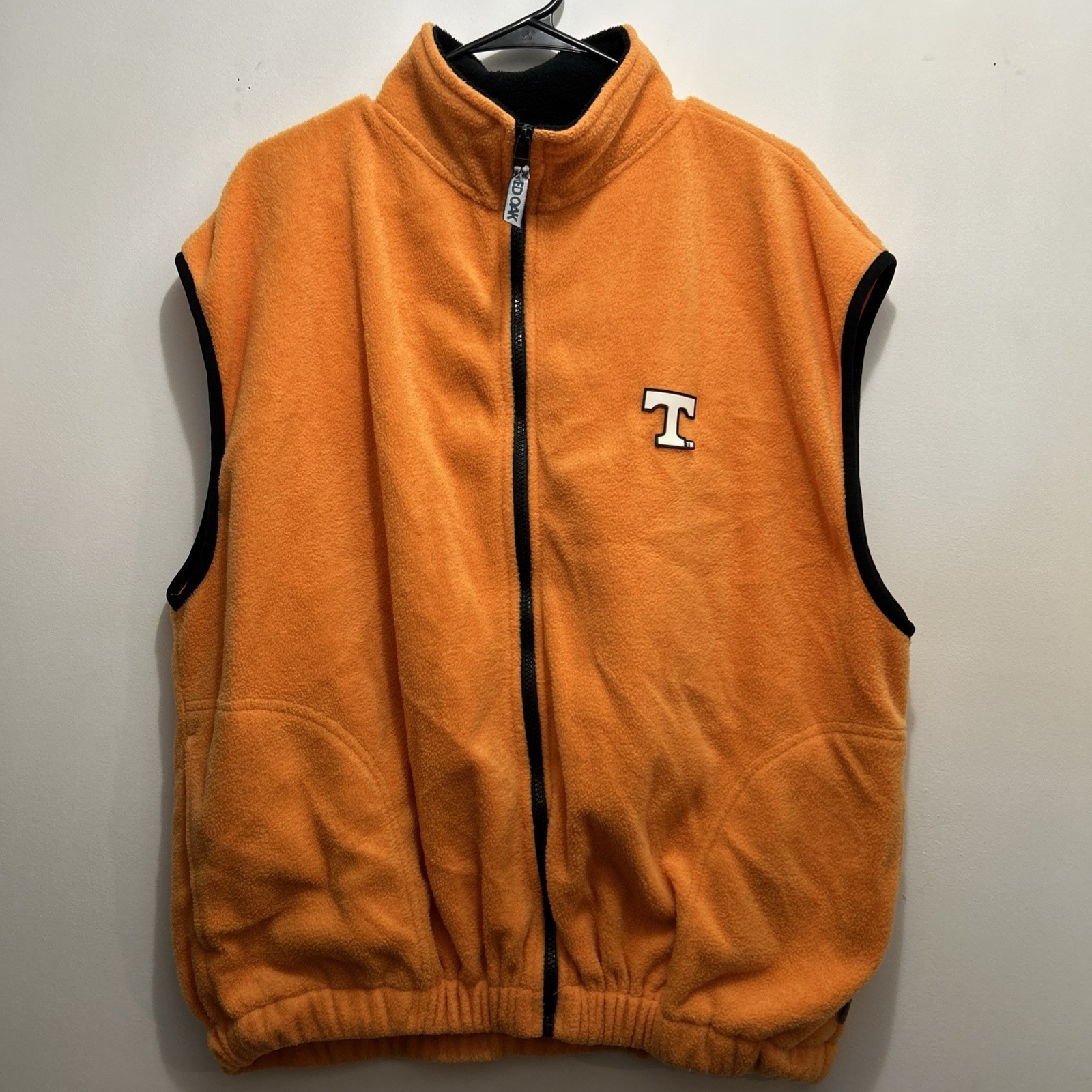 VINTAGE University Of Tennessee Volunteers Fleece Vest Zip Up VINTAGE University Of Tennessee Volunteers Fleece Vest Zip Up