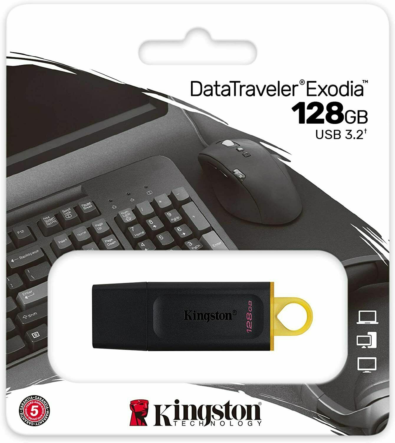 Open Kingston DTX/128GB DataTraveler Exodia 128GB USB Flash Thumb/Pen/Jump Drive