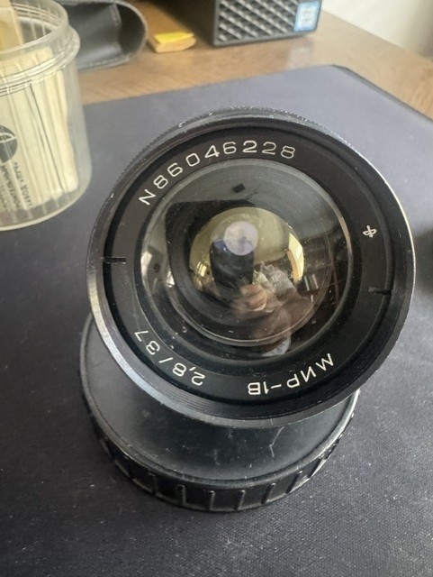 Lenses MIR 1V (B) W Cyrillic 1B 2.8/37mm Wide Angle lens M42 2caps .US sel