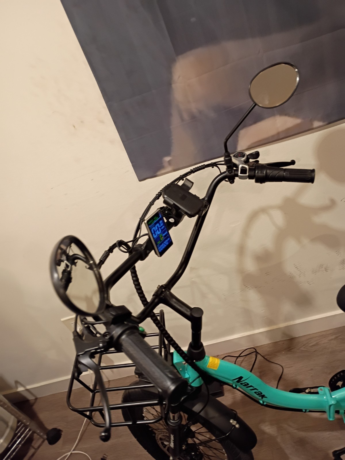 Shimano 7-Speed Fat Tire Folding Electric Trike Peak for Adult  fully Assembled