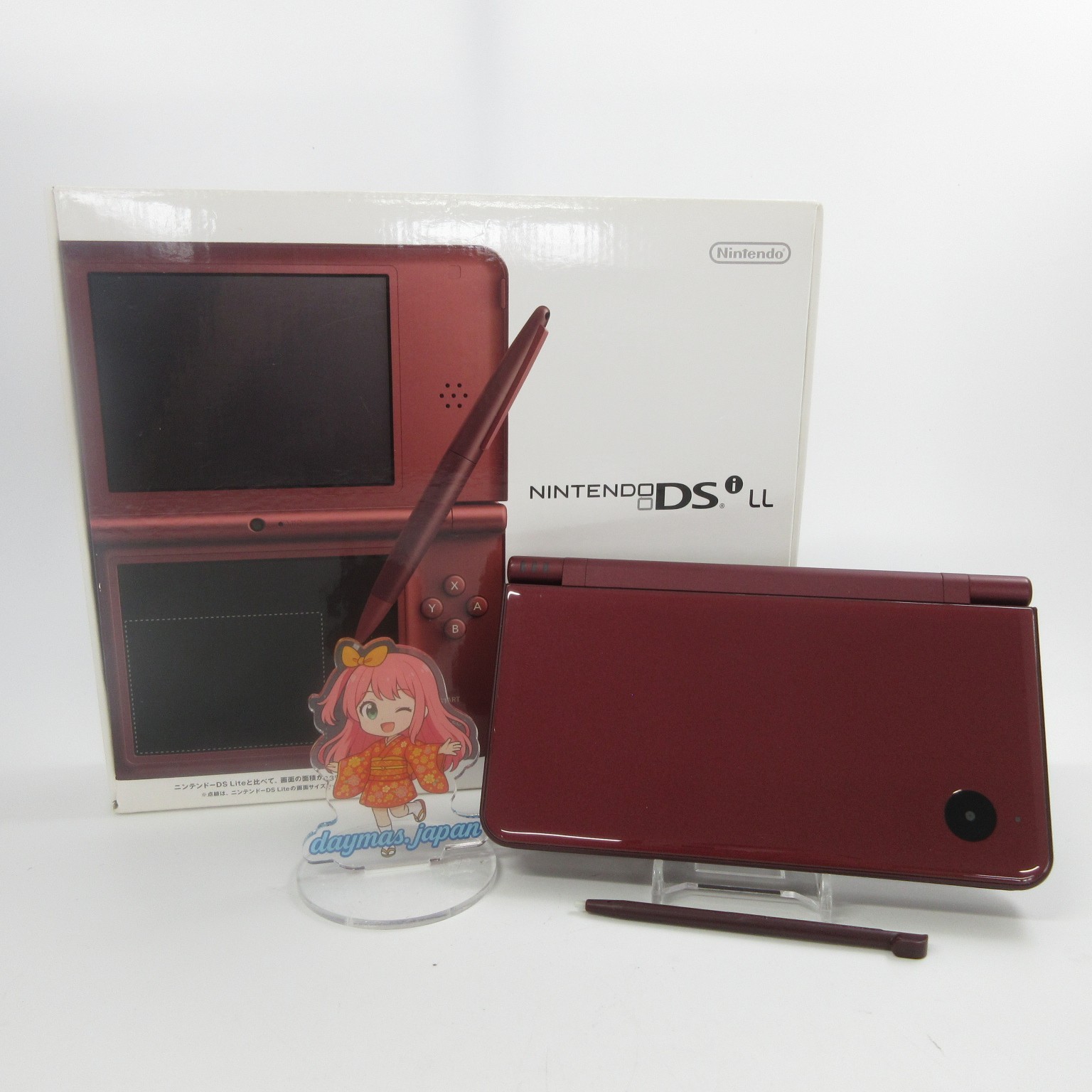 【Near Mint】Nintendo DSi XL LL Wine Red Console Japanese Edition #DEN08/0720/05