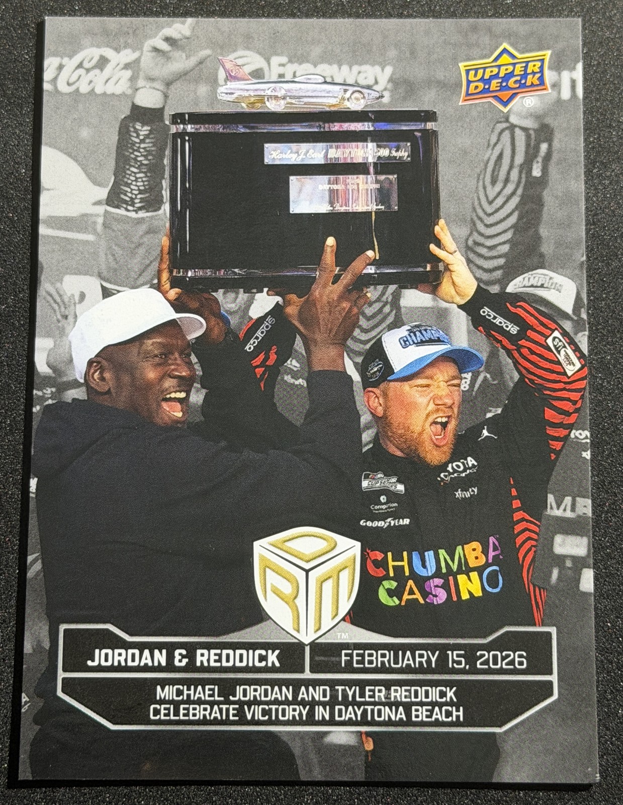 1:10 ODDS SILVER Michael Jordan Tyler Reddick 2026 Upper Deck Nascar 1st Card 1:10 ODDS SILVER Michael Jordan Tyler Reddick 2026 Upper Deck Nascar 1st Card