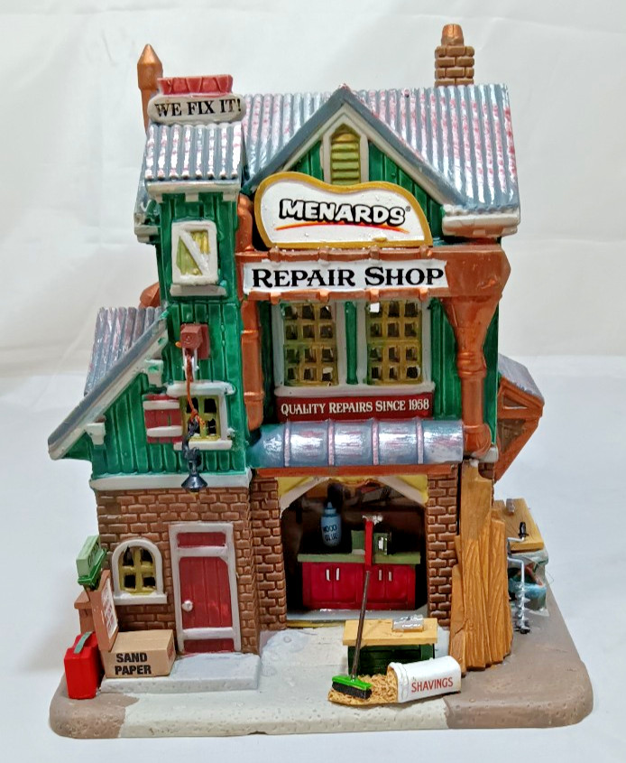 Lemax Menards Exclusive Repair Shop 2013 #35528 Lemax Menards Exclusive Repair Shop 2013 #35528