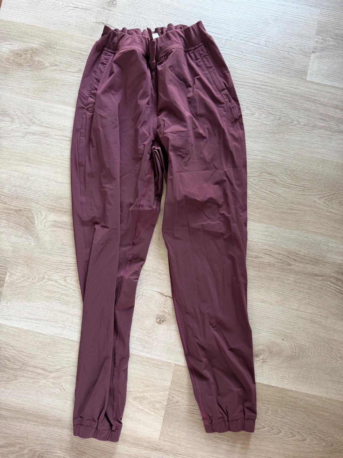 lululemon adapted state jogger 6 maroon practically brand new lululemon adapted state jogger 6 maroon practically brand new