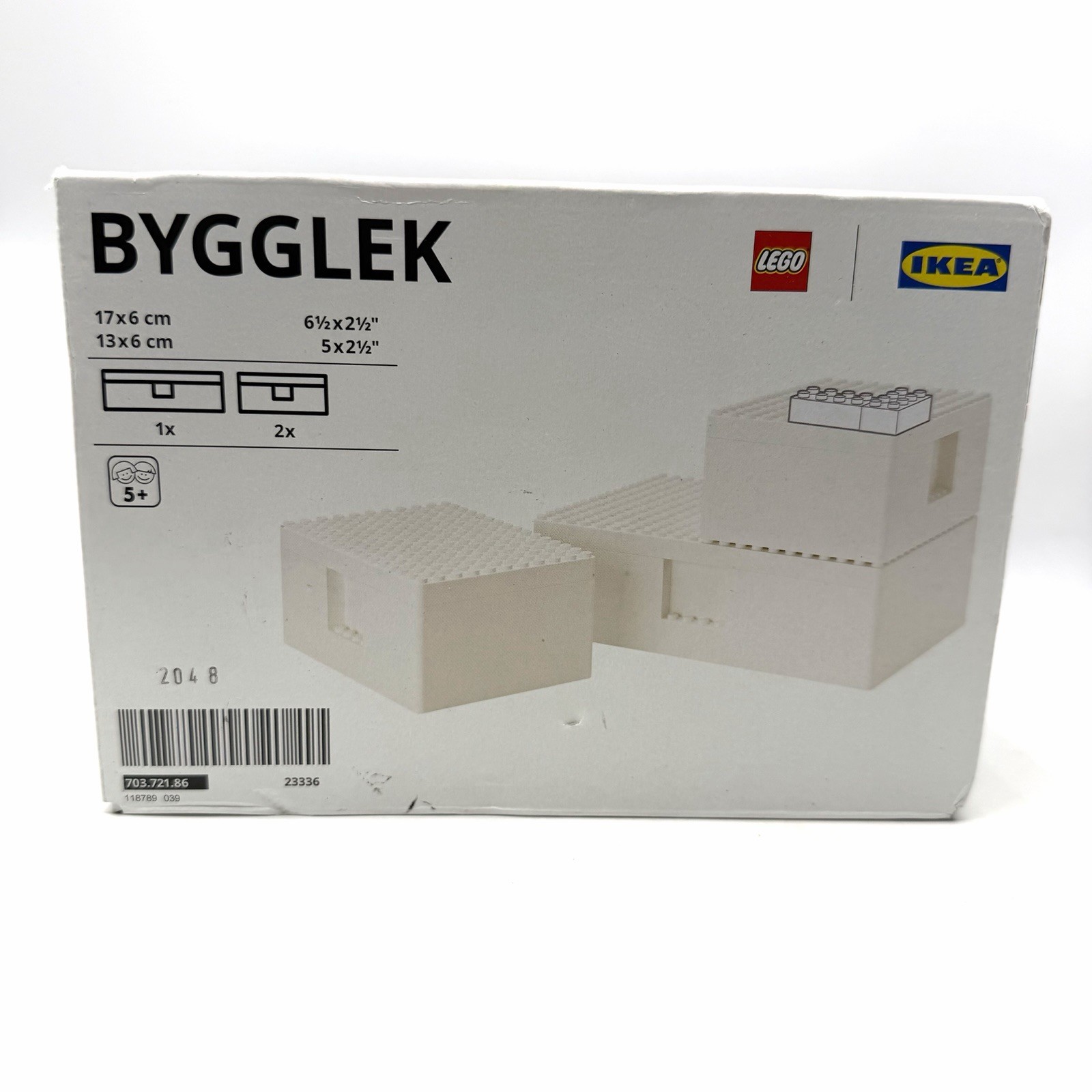 LEGO IKEA BYGGLEK 3 Box Set With Lid (703.721.86) NWT Unopened Sealed