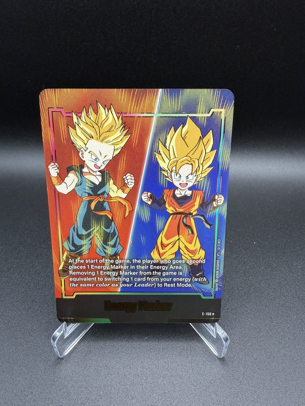 DBS Energy Marker E-156 Alt Art GOLD Dragon Ball Story Booster01 Fusion World