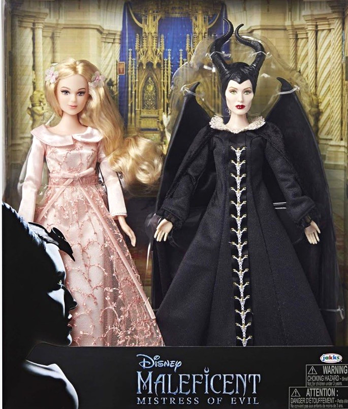 NIB Disney Maleficent Mistress of Evil Maleficent & Aurora Doll Set 2019 NIB Disney Maleficent Mistress of Evil Maleficent & Aurora Doll Set 2019