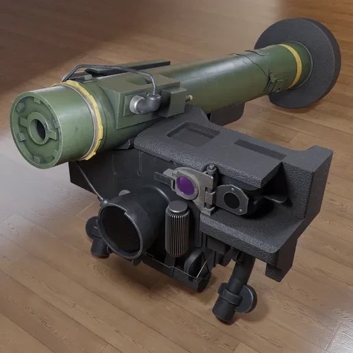 3d printed FGM 148 Javelin RPG / Rocket prop Replica Cosplay non-functional 1/1