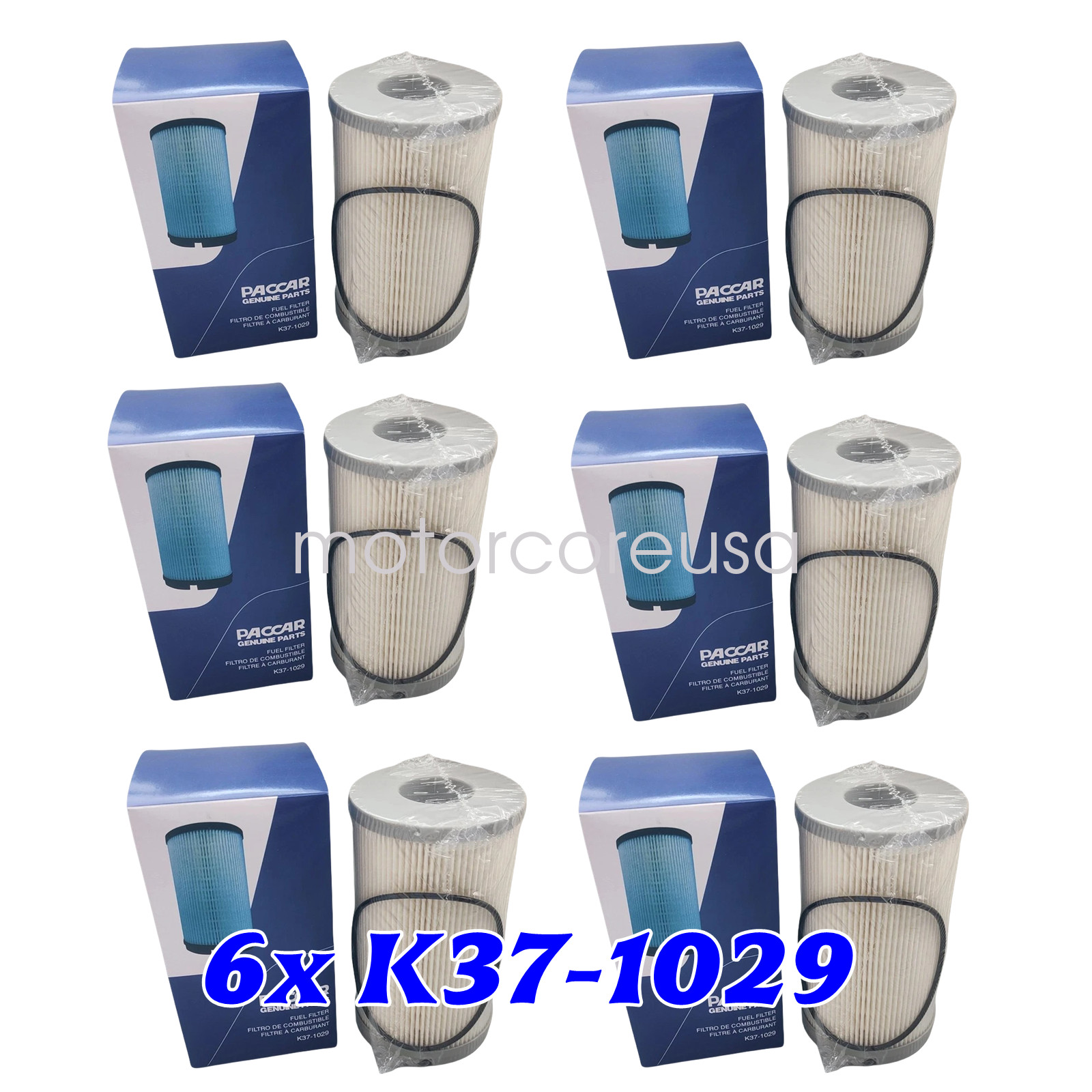 6X fuel filter K37-1029 K37-1012 K37-1011 for Paccar Peterbilt Kenworth FS20172
