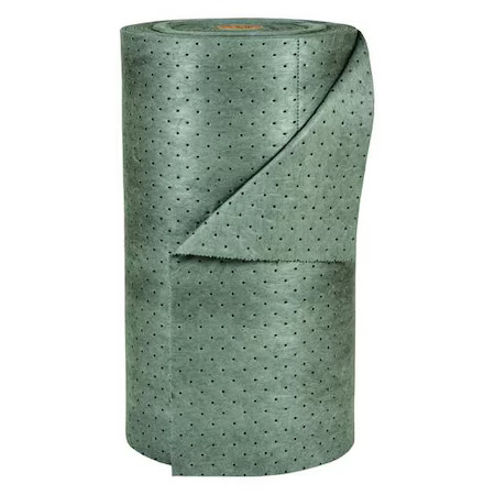 Brady Mro30 Sorbent Roll, 49 Gal, 30 In X 150 Ft, Universal, Gray, Polypropylene