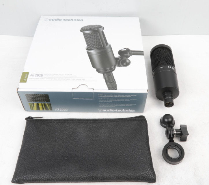 A-T AT2020 Cardioid Condenser Studio XLR Microphone NEW IN BOX US