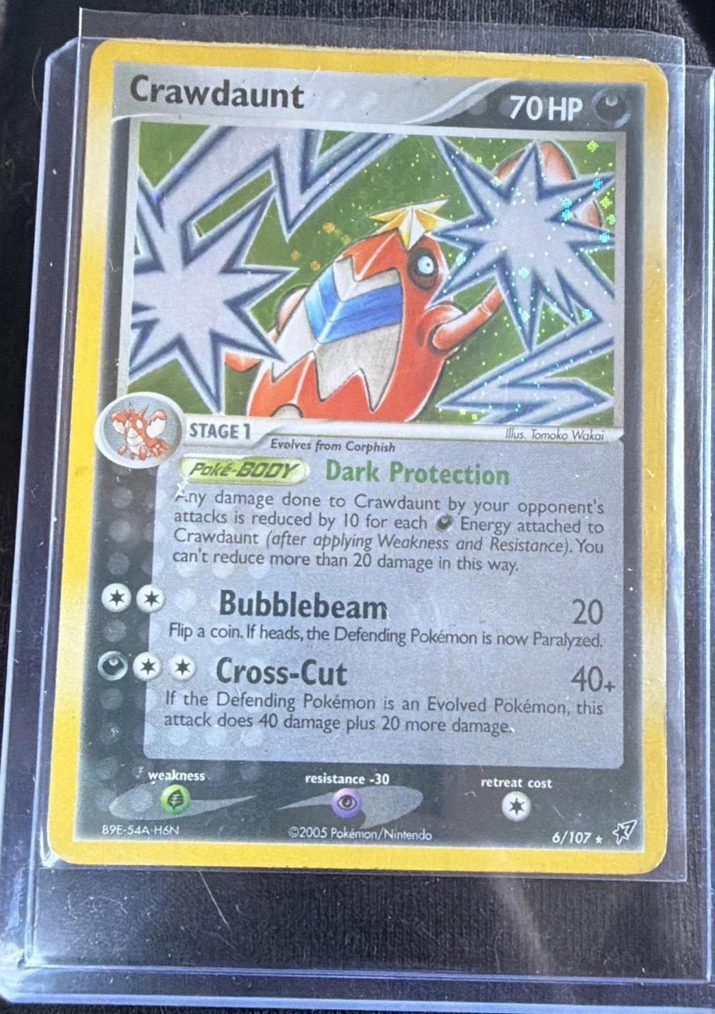 Crawdaunt 6/107 EX Deoxys Holo