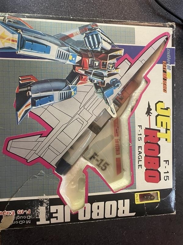 Vintage 1980\'s Kingdam 06 RO Jet Robo F-15 Eagle, Vary Bo Series Hard to Find KO Vintage 1980\'s Kingdam 06 RO Jet Robo F-15 Eagle, Vary Bo Series Hard to Find KO