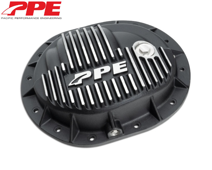 PPE Brushed Aluminum Rear Differential Cover For 14-24 GMC/Chevy 1500 9.5