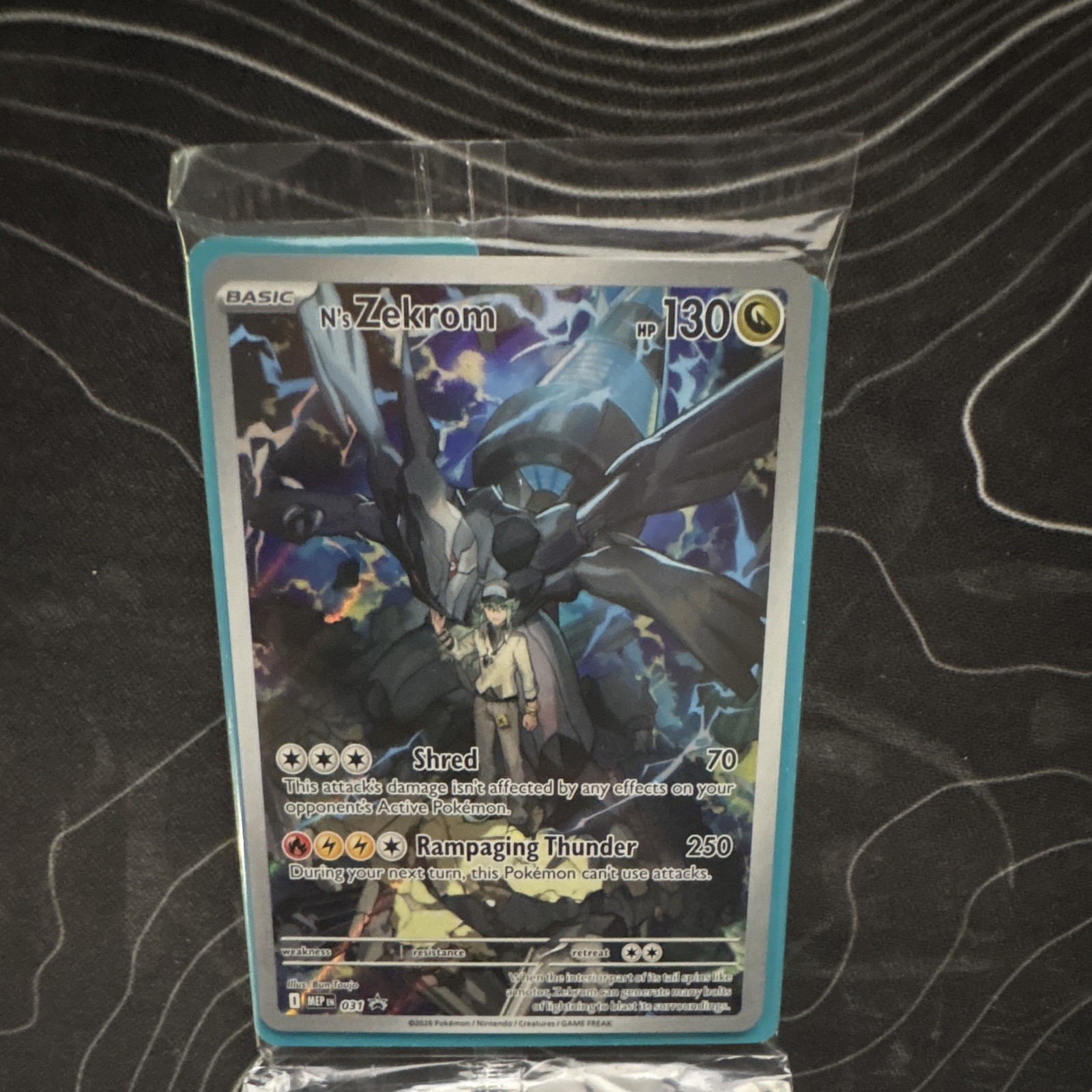 Pokemon TCG Zekrom GX Full Art Holo Promo Pokemon Card #009 2019 Age 6+ Pokemon TCG Zekrom GX Full Art Holo Promo Pokemon Card #009 2019 Age 6+